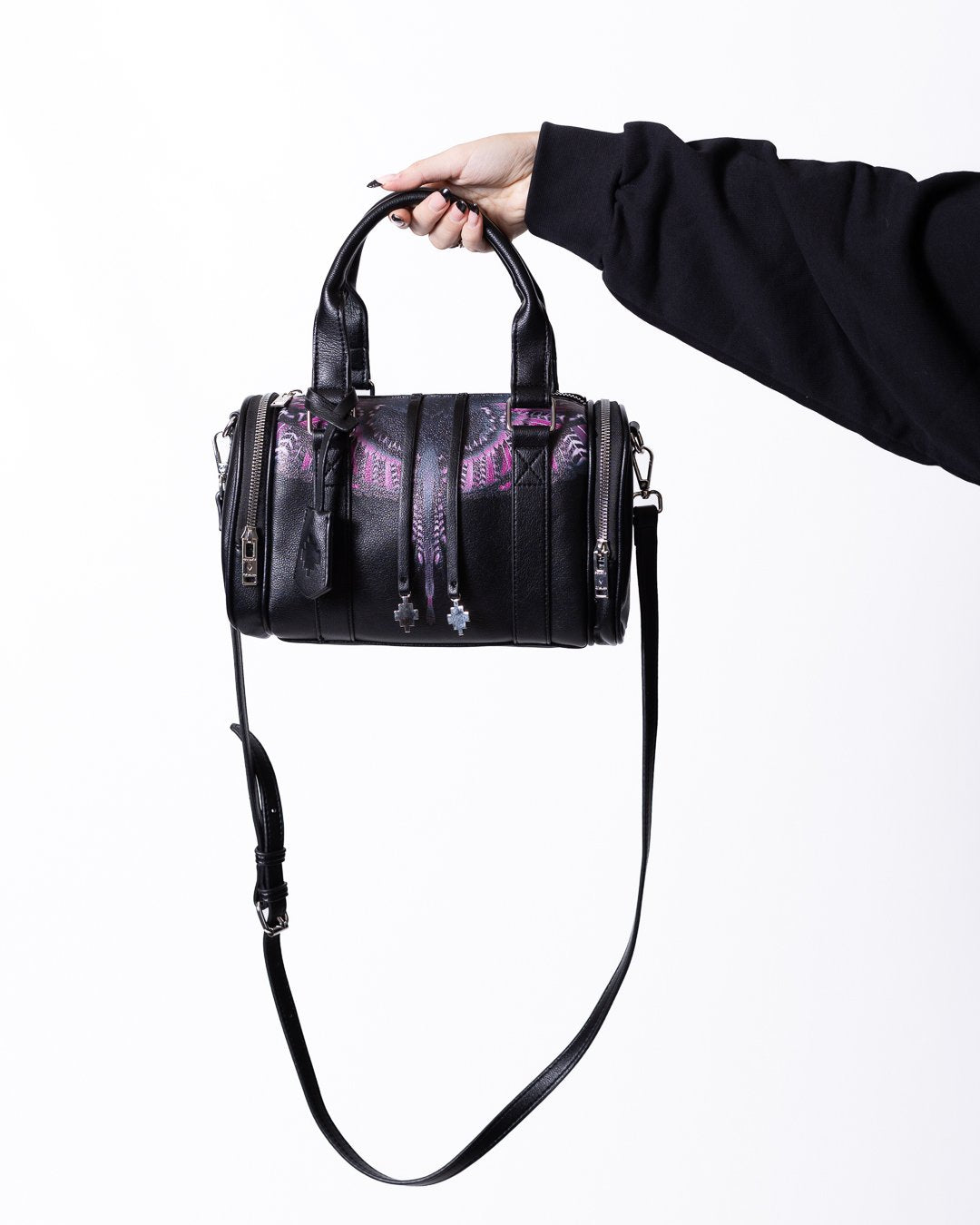 Borsa Marcelo Burlon in ecopelle "Icon Wings"