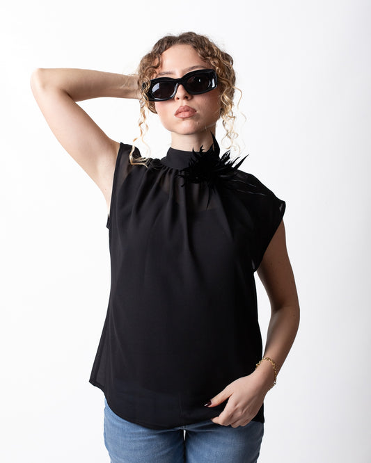 Blusa Silvian Heach con nodo sulla schiena donna