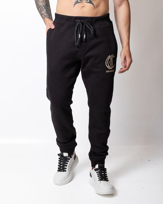 Pantalone Just Cavalli in felpa con logo stampato uomo