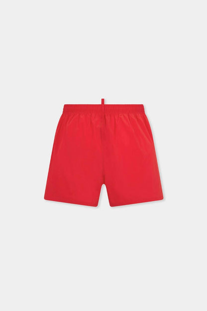 Boxer mare Dsquared2 con bande e ricamo uomo