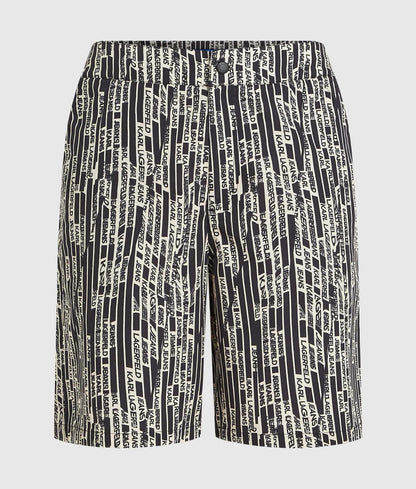 Short Karl Lagerfeld Jeans con stampa all-over uomo
