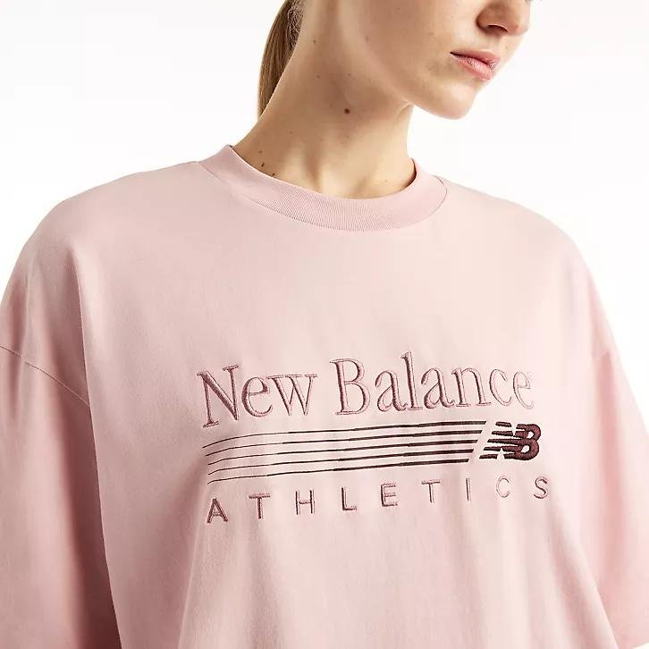 T-shirt New Balance con logo ricamato