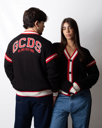Cardigan GCDS "Logo Lounge College"