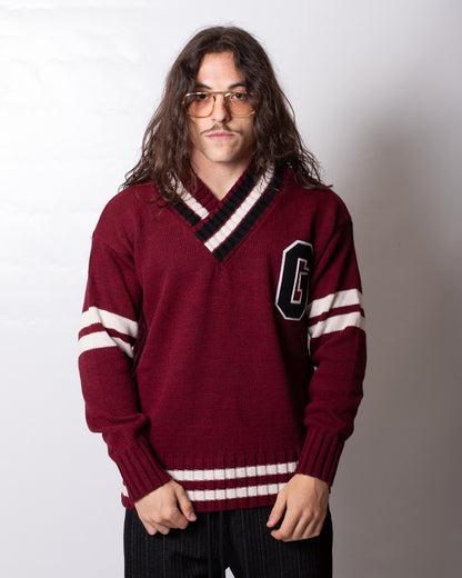 Maglia Gaelle con scollo a V e patch uomo