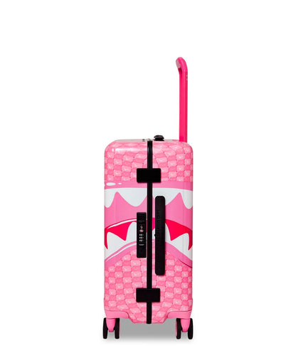 Valigia Sprayground fucsia PINK NEW CHECK FACES CARRY-ON LUGGAGE