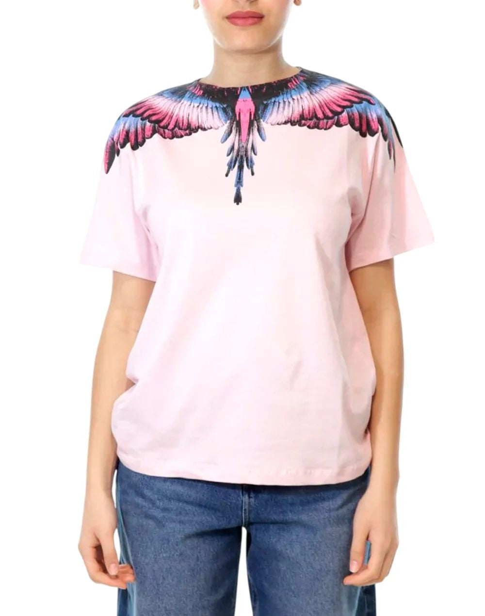 T-Shirt Marcelo Burlon "Icon Wings Multicolor" donna