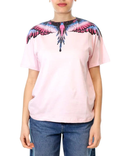 T-Shirt Marcelo Burlon "Icon Wings Multicolor" donna