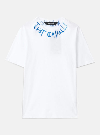 T-Shirt Just Cavalli "Logo Chain" uomo
