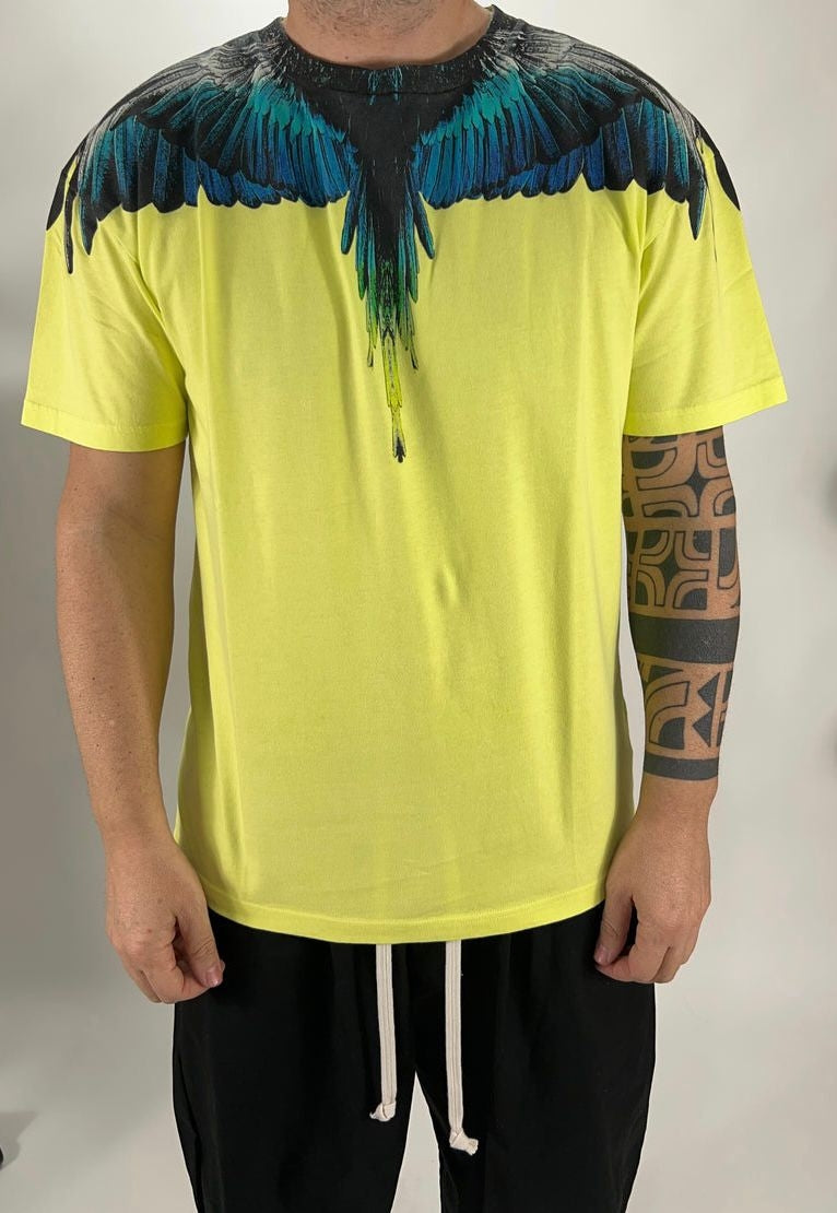 T-Shirt Marcelo Burlon "Icon Wings Colorfull" uomo