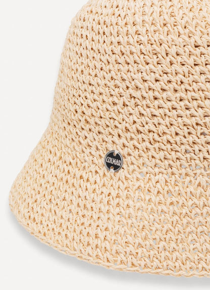 Cappello Colmar bucket in rafia donna