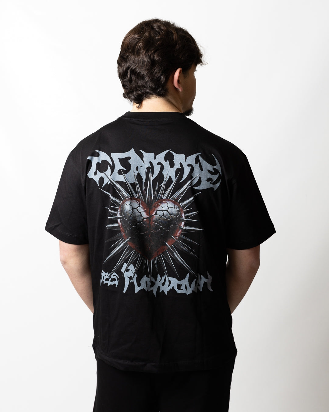 T-Shirt Comme des Fuckdown con stampa uomo
