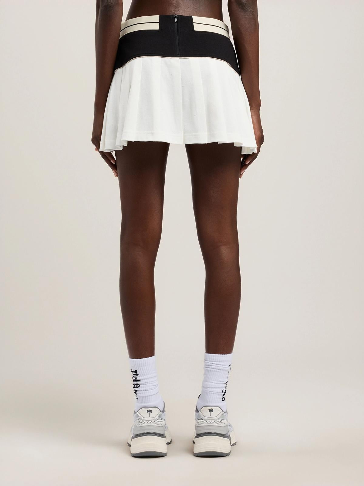 Gonna Palm Angels "Logo Straight Pleated" donna