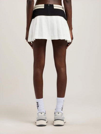 Gonna Palm Angels "Logo Straight Pleated" donna