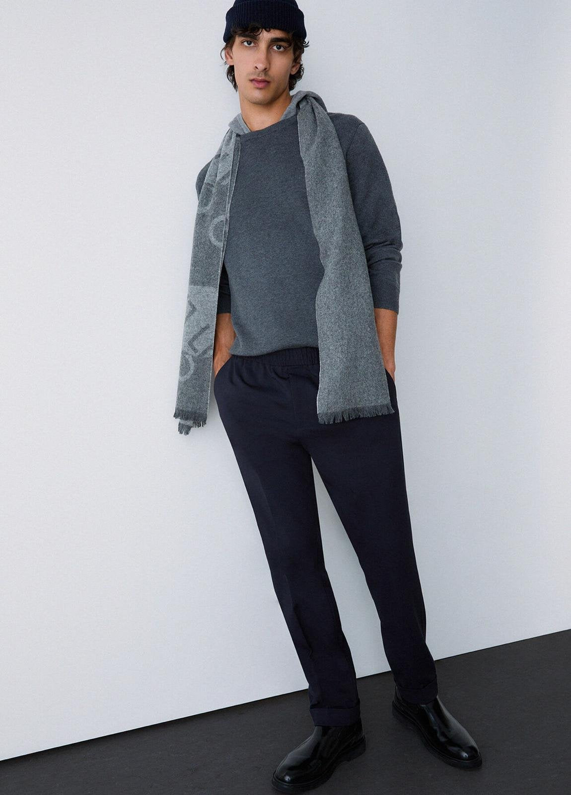 Pantalone Liu Jo "JoggJersey"con logo metallico