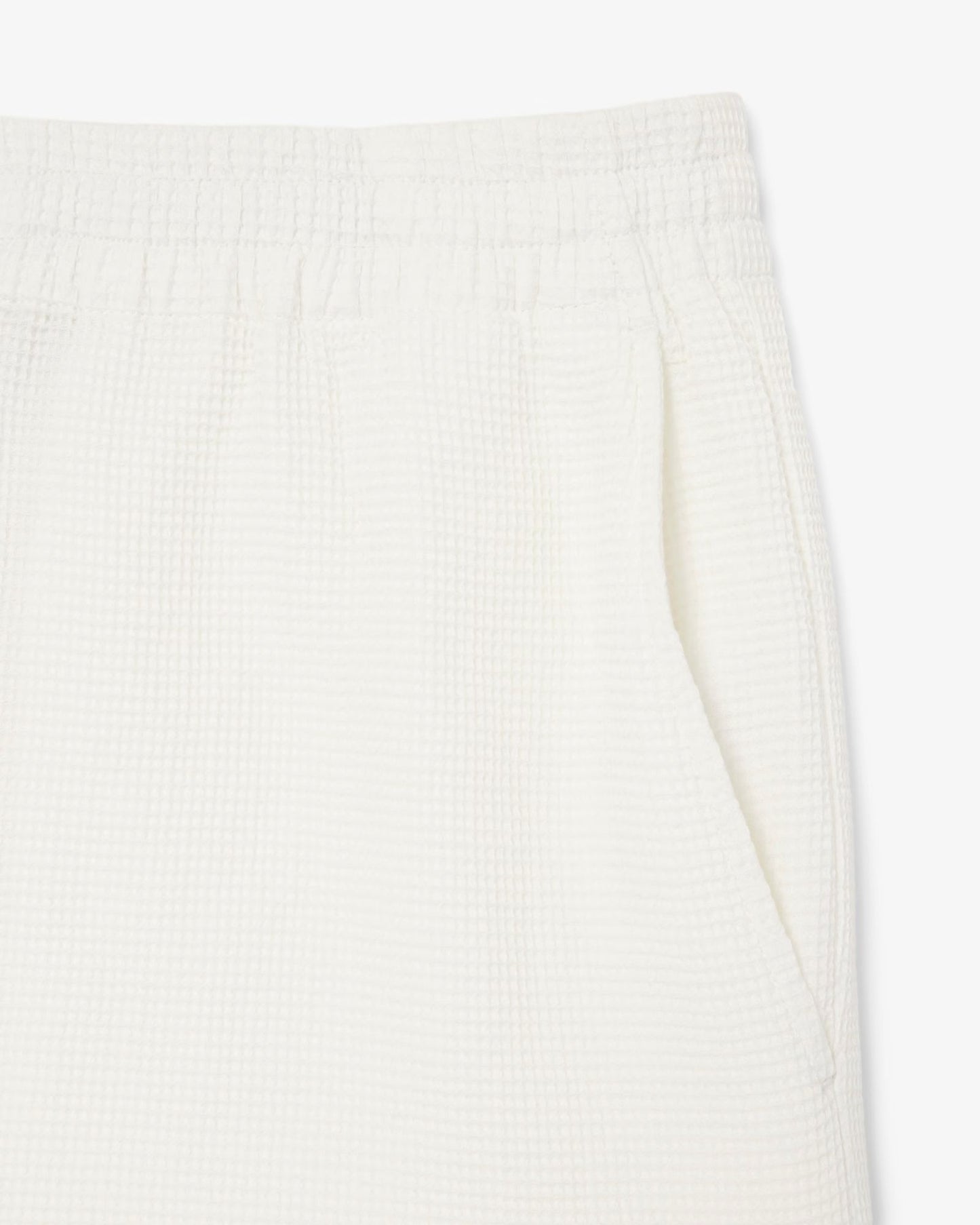 Shorts Lacoste testurizzato a nido d'ape con logo