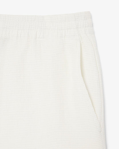 Shorts Lacoste testurizzato a nido d'ape con logo