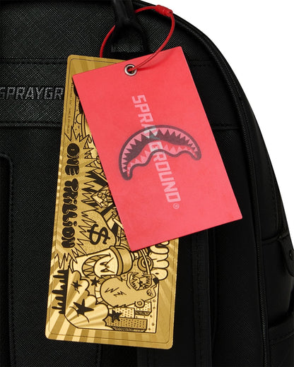 Zainetto Sprayground nero DISAPPEARING SHARK SAVAGE BACKPACK 