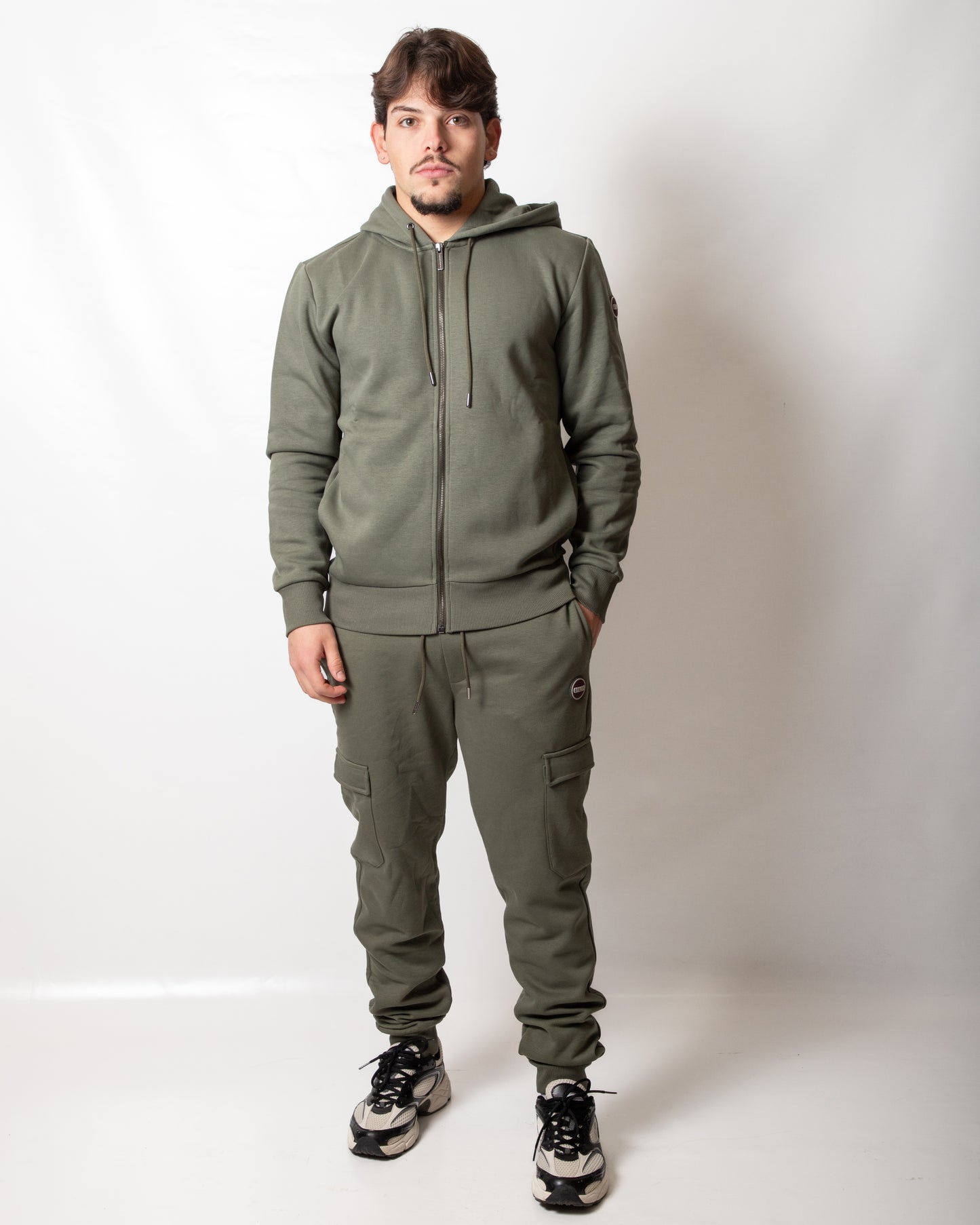 Pantalone Colmar cargo in felpa uomo