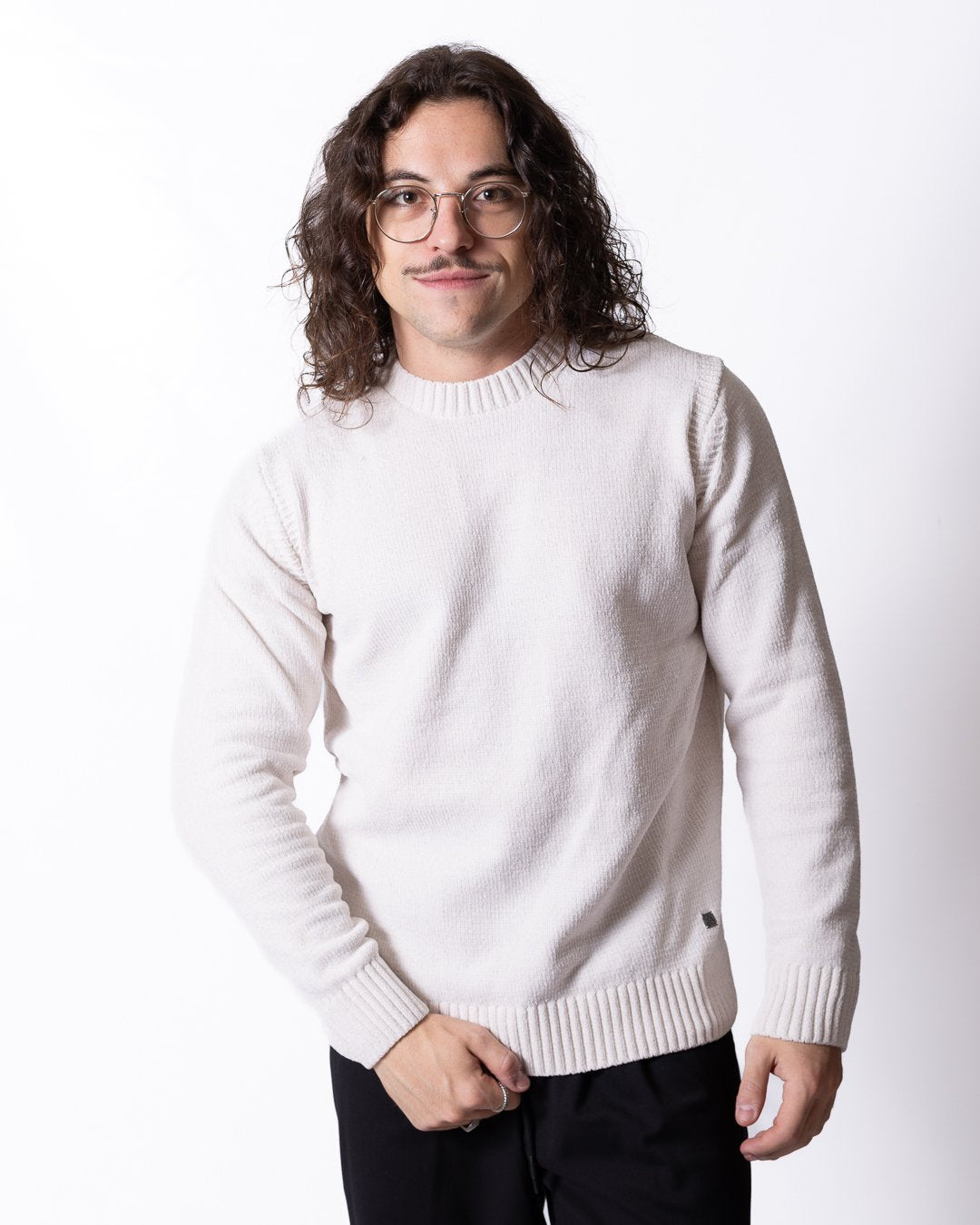 Maglia Liu Jo girocollo effetto velour