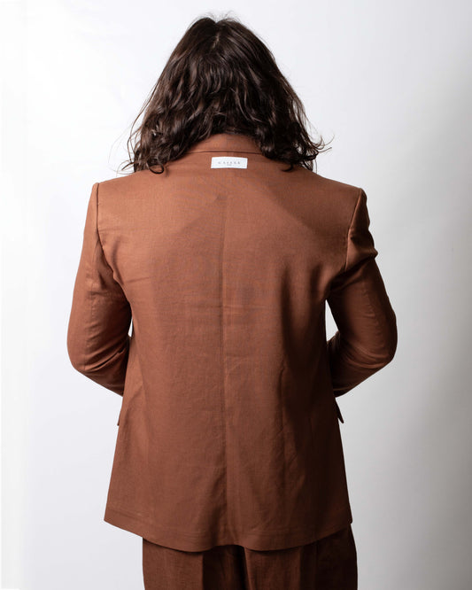 Giacca blazer Gaelle monopetto in lino uomo