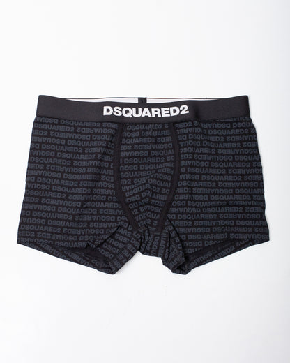 T-Shirt e boxer Dsquared2 con logo stampato all-over uomo