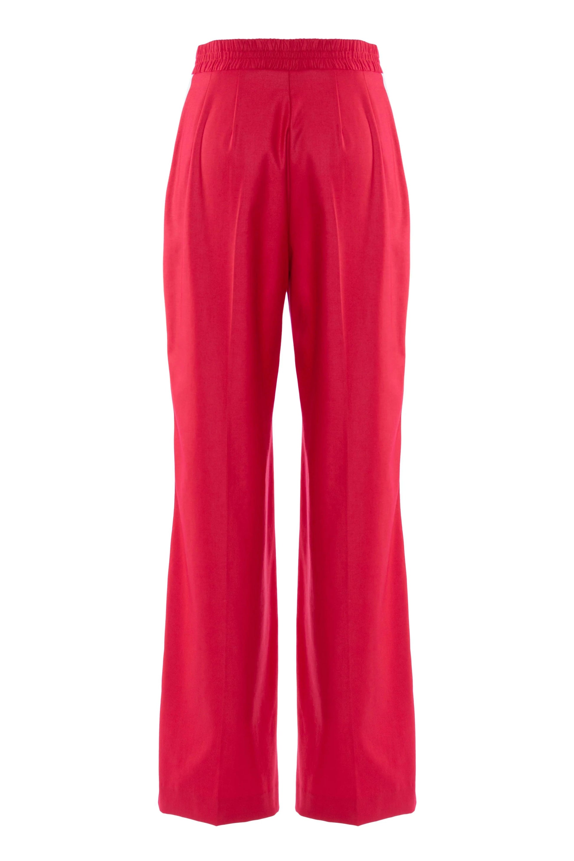 Pantalone Nenette straight con banda laterale donna