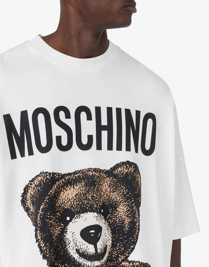 T-Shirt Moschino con maxi stampa "Teddy Bear" oversized