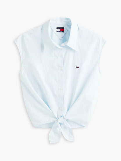 Camicia Tommy Jeans a strisce senza maniche donna