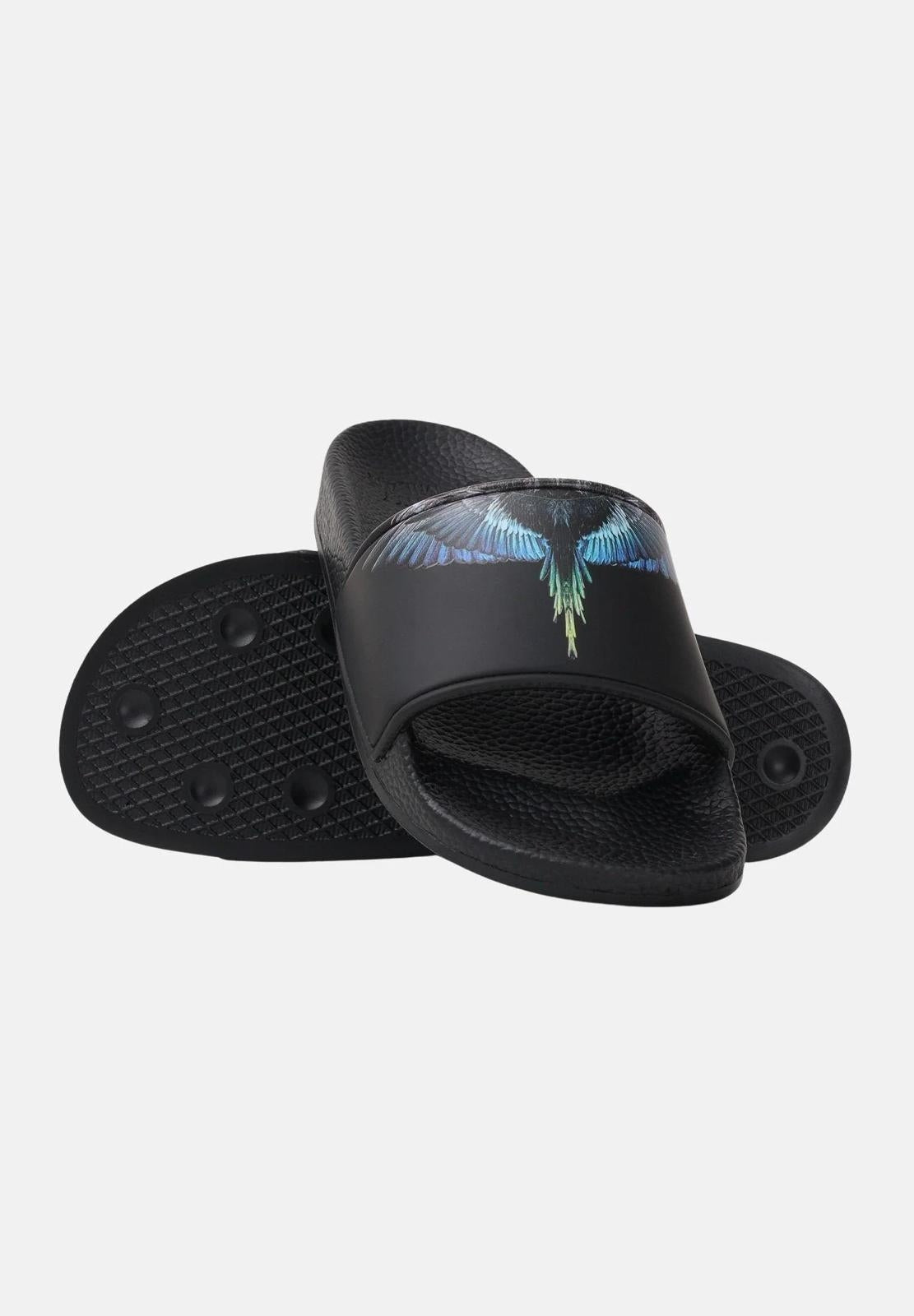Ciabatte Marcelo Burlon in gomma "Icon Wings Royal" uomo