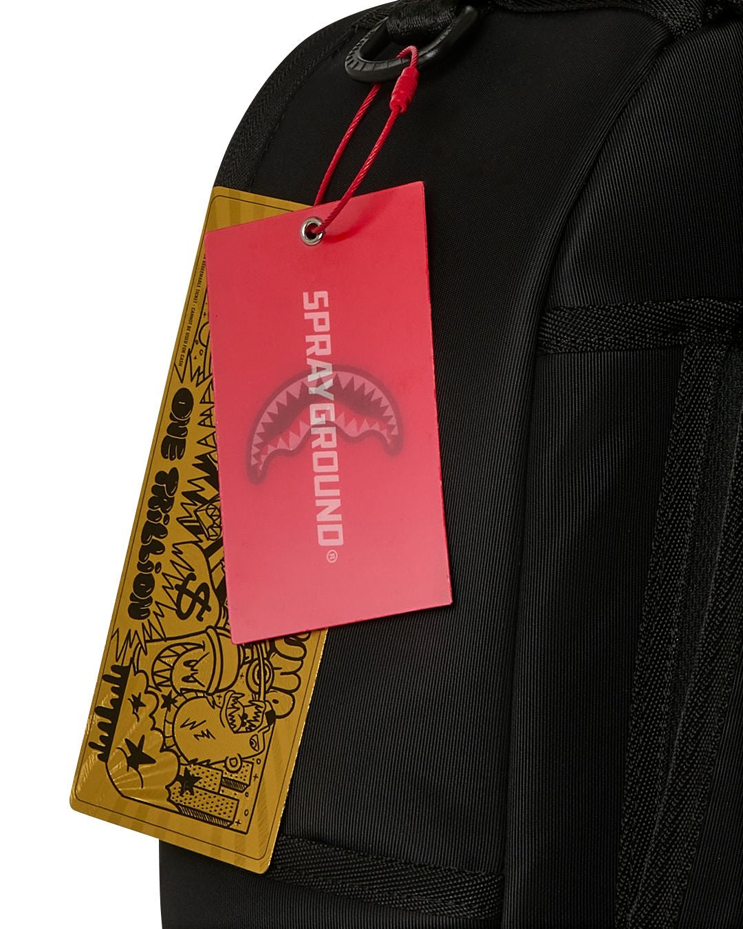 Zaino Sprayground nero SHARK CENTRAL LIGHT PURPLE BACKPACK