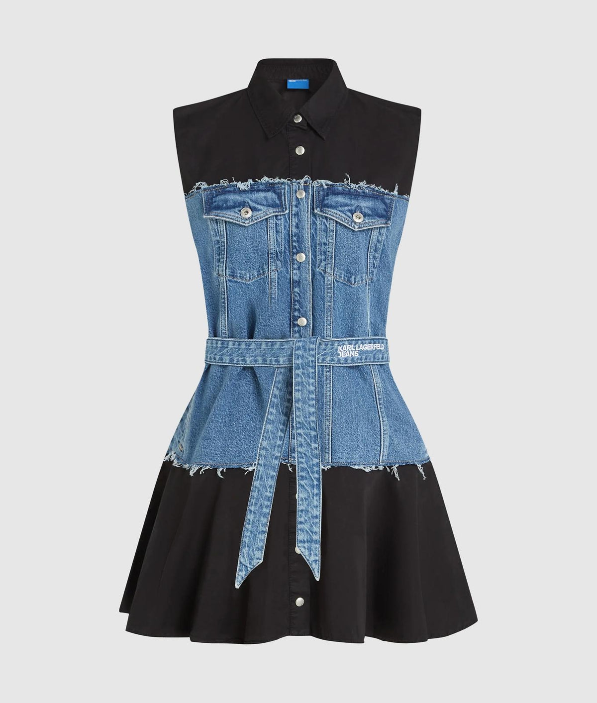 Abito Karl Lagerfeld Jeans "Mixed Material" donna