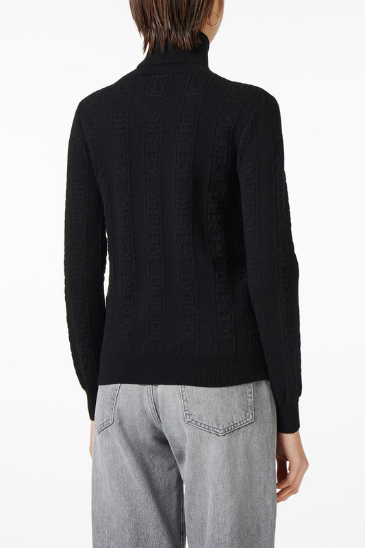 Maglia Iceberg lupetto in misto lana donna