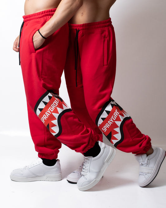 Pantalone Sprayground in felpa "Smash Logo"