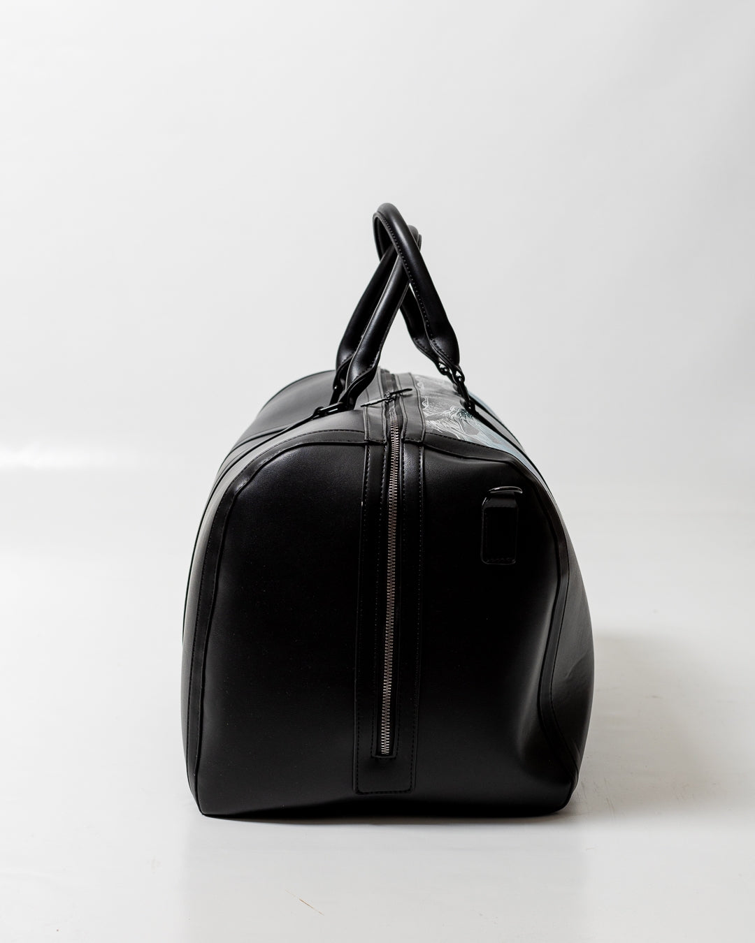Borsone Marcelo Burlon in ecopelle "Icon Wings Royal" logato