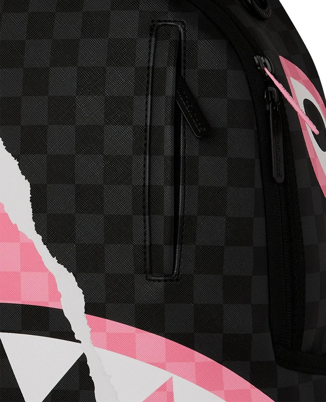 Zaino Sprayground fucsia "PINK AND BLACK TEAR SIP BACKPACK"