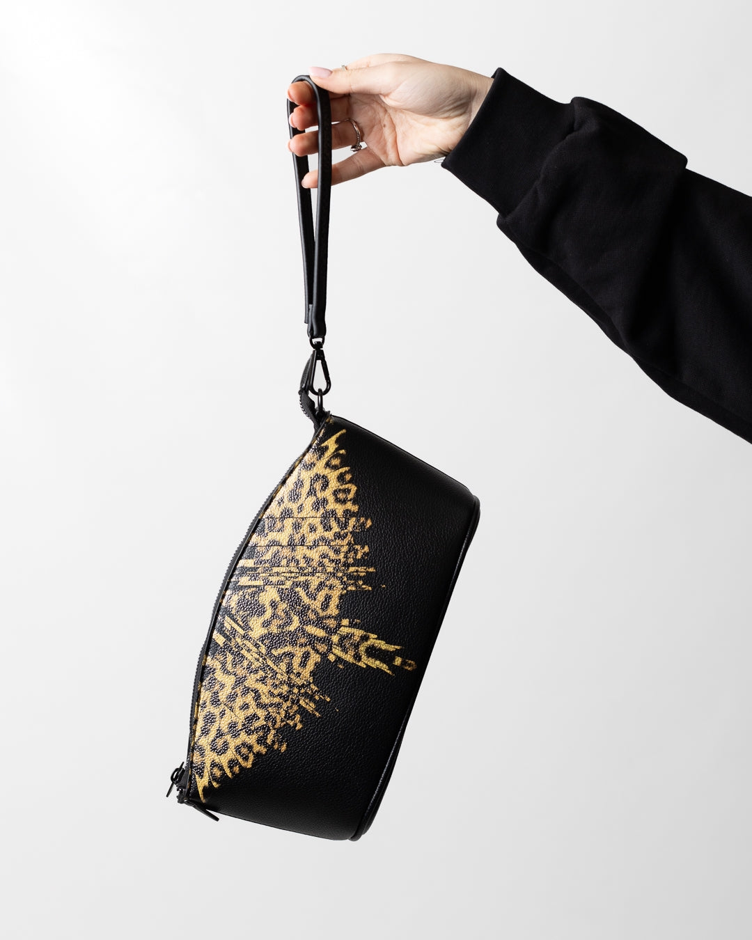 Pochette Marcelo Burlon in ecopelle "Icon Leopard"