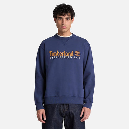 Felpa Timberland con logo ricamato
