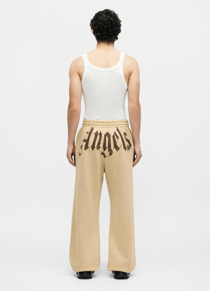 Pantalone Palm Angels in felpa "Big Waist Logo" uomo