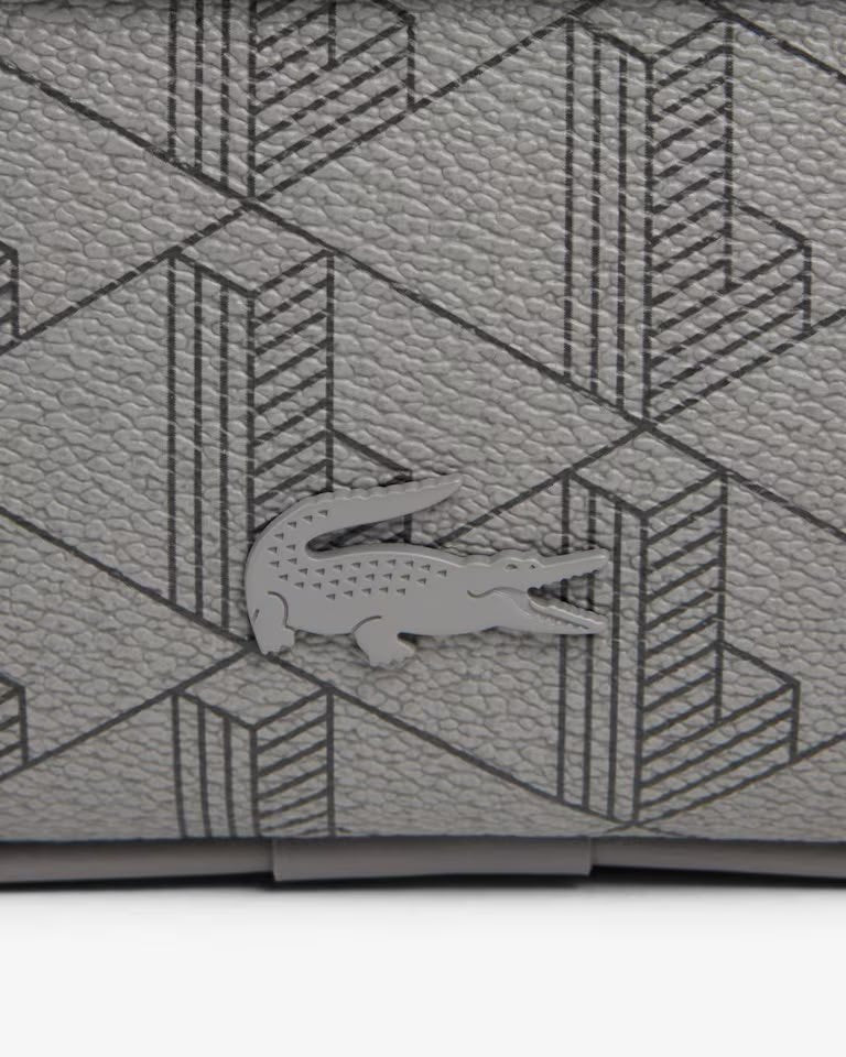 Tracolla Lacoste piccola "The Blend Monogram" con logo in metallo