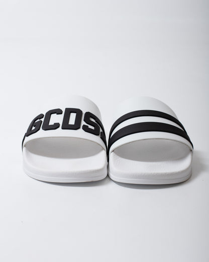 Ciabatte GCDS in gomma con logo in rilievo uomo