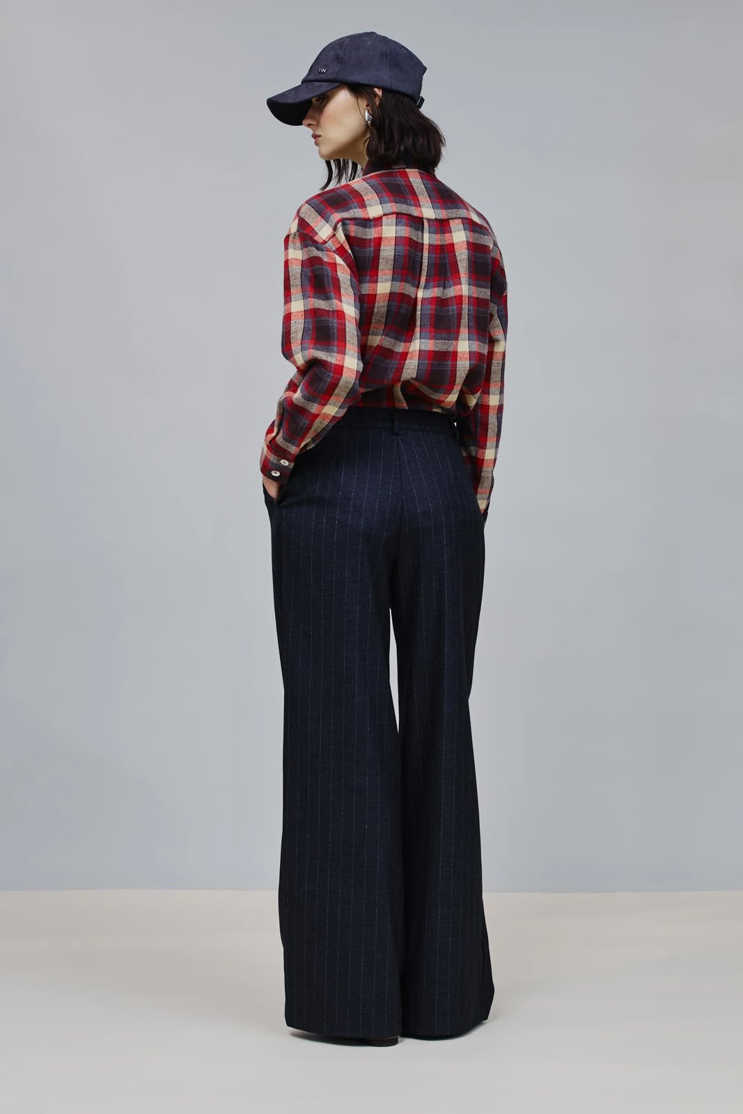 Pantalone Nenette gessato