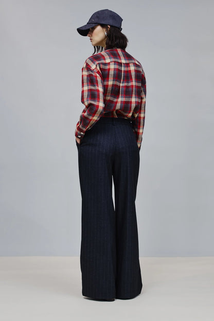 Pantalone Nenette gessato