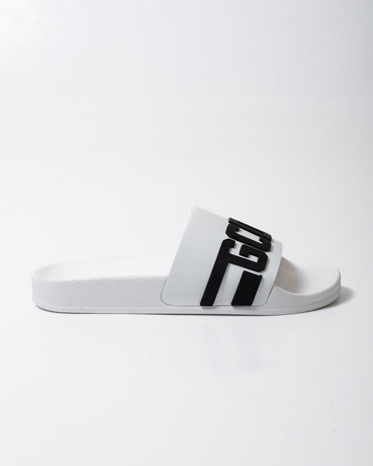 Ciabatte GCDS in gomma con logo in rilievo uomo