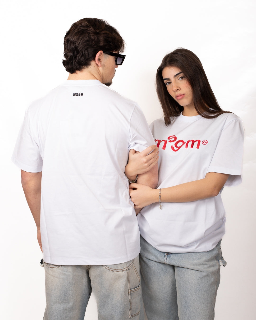 T-Shirt MSGM logo lettering