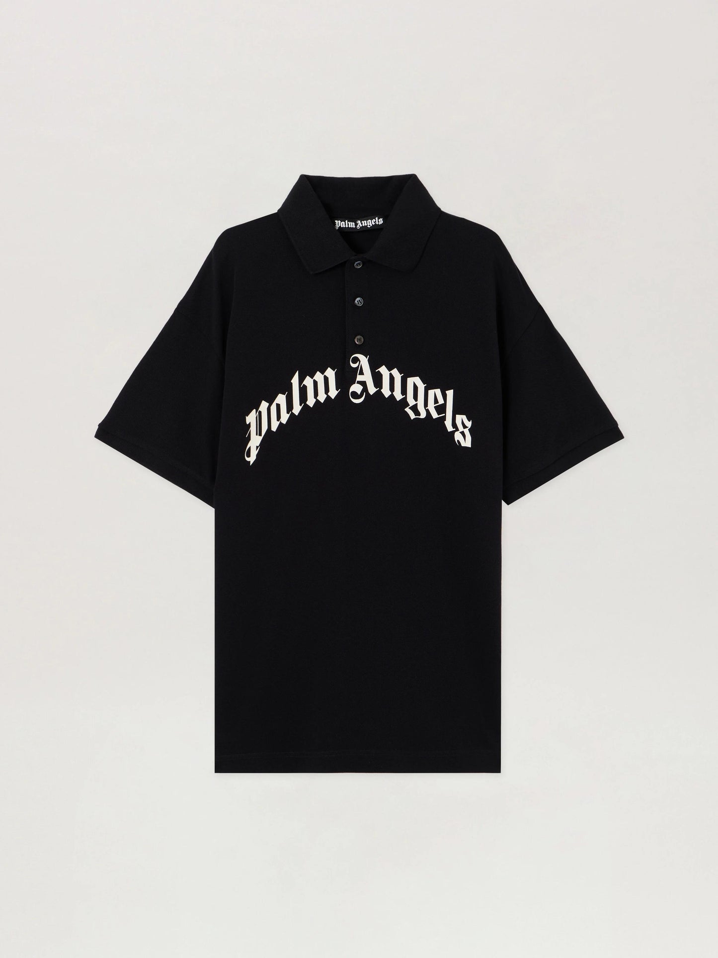 Polo Palm Angels "Curved Logo" uomo
