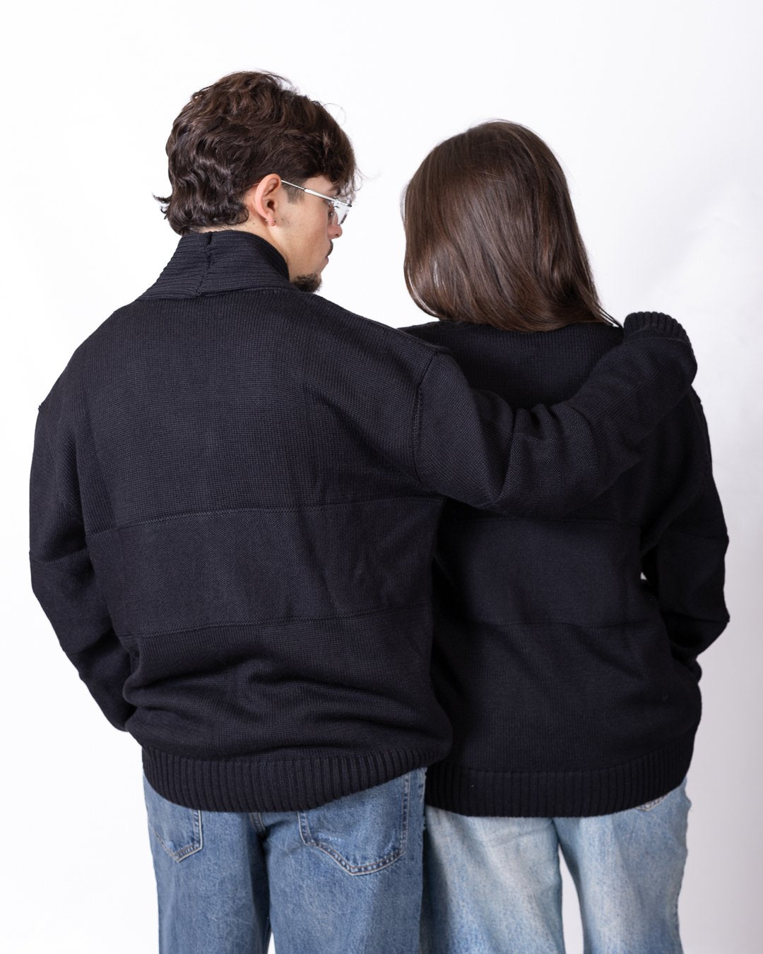 Cardigan GCDS in lana con logo jacquard