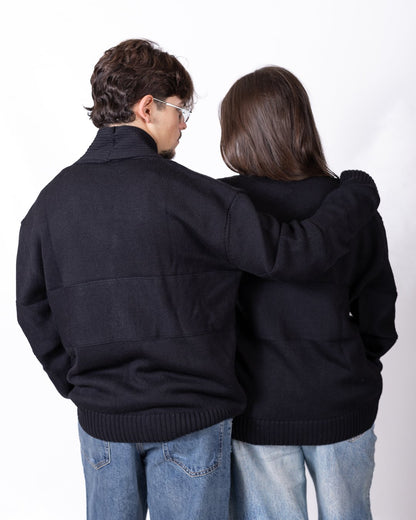 Cardigan GCDS in lana con logo jacquard