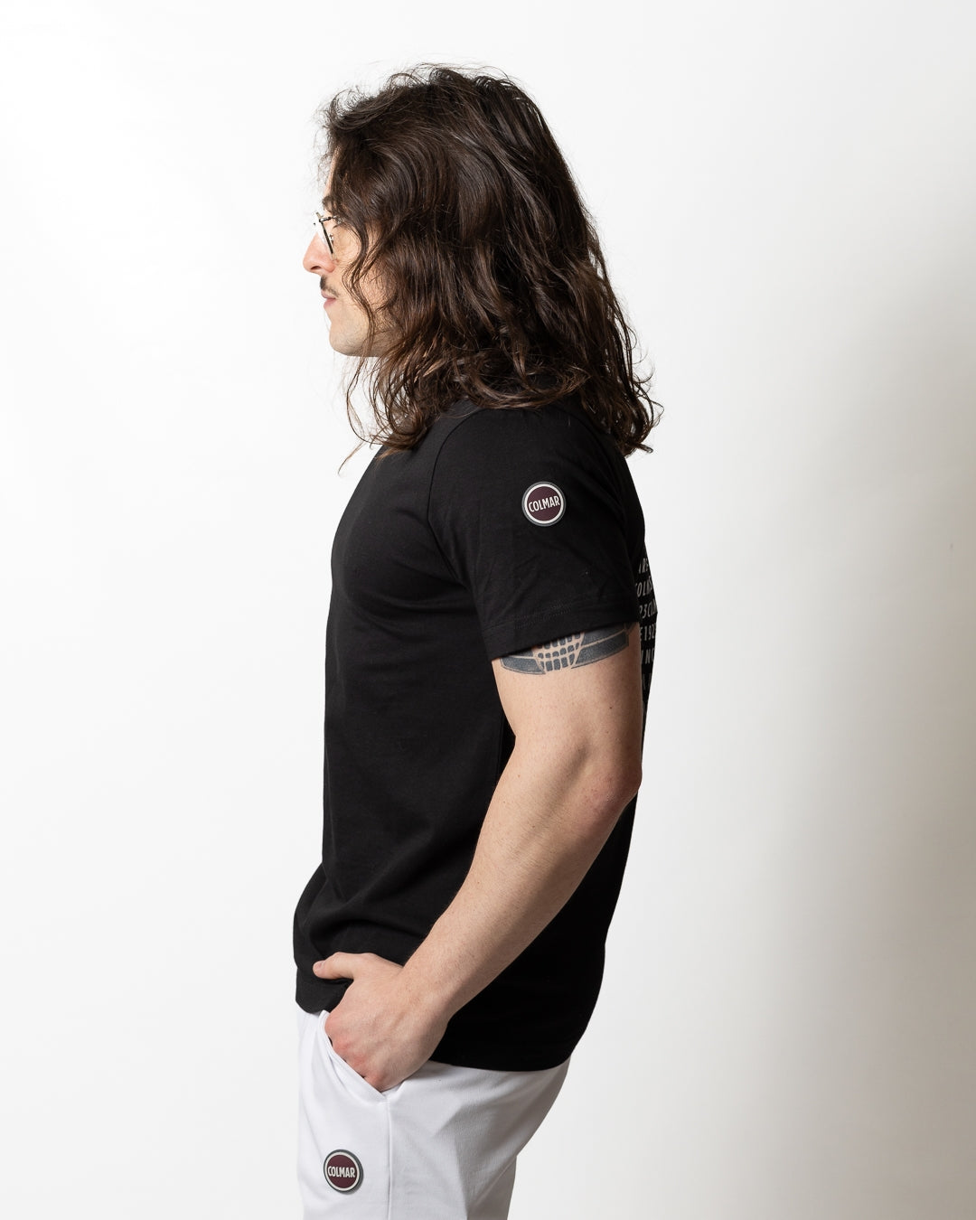 T-Shirt Colmar regular con stampa logata uomo