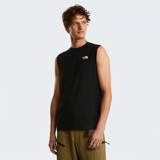 Canotta The North Face regular con ricamo uomo