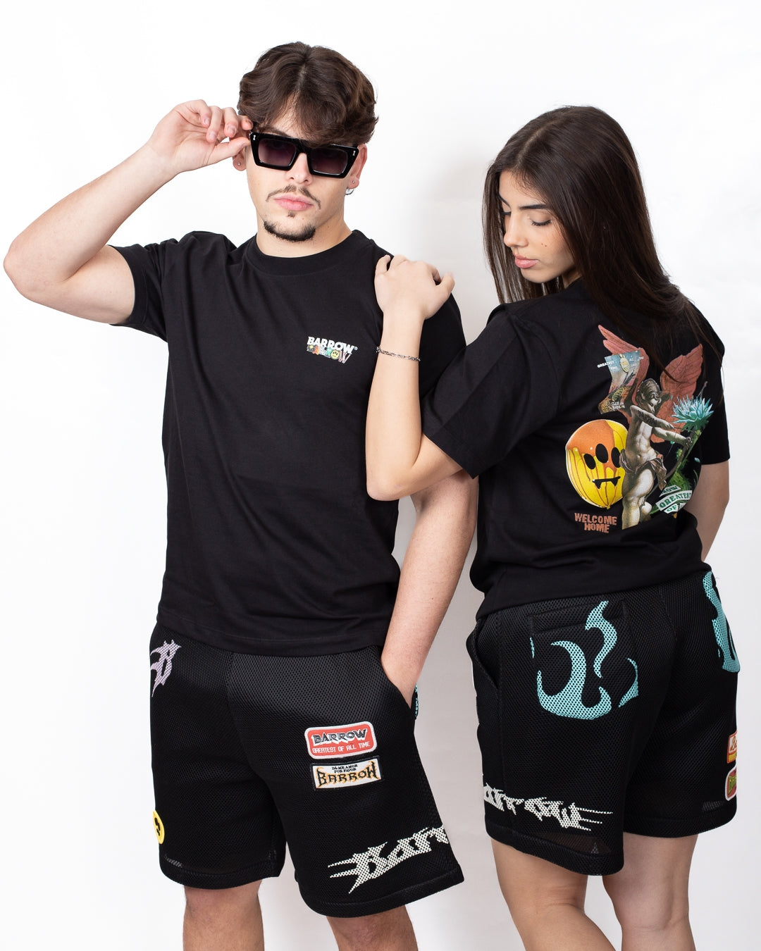 T-Shirt Barrow con stampa patch